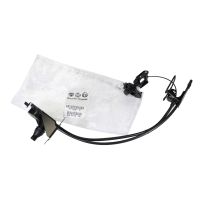 Spare tyre mounting cable pull