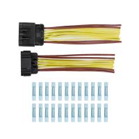 Motor wiring harness waterproof with pins