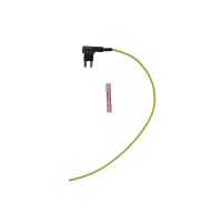 Fuse holder for mini flat fuses - yellow - 7.5 A.