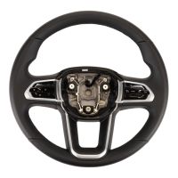 leather steering wheel