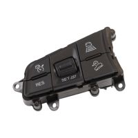 Switch on the left side of the multifunction steering wheel