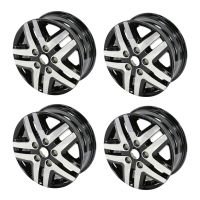 Light metal rim set black silver 16 inch original