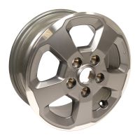 Alloy wheel in diamond top coat