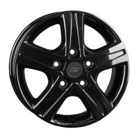 16-inch Borbet CWD Black Glossy alloy wheel