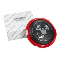 Hubcap Abarth Scorpion Grey with red edge
