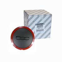 Wheel hubcap original red for aluminium rim