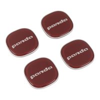 Colored wheel hub caps set of 4 for light alloy rims