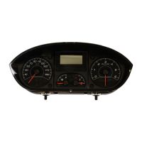 Instrument clusters, speedometer