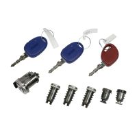 Locking cylinder set 6-part