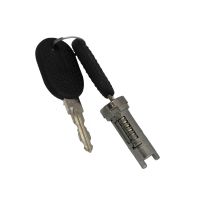 Door closing cylinder with 2 keys