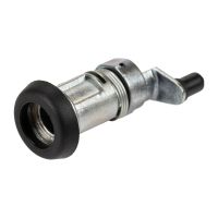 Lock cylinder housing at the rear right without key