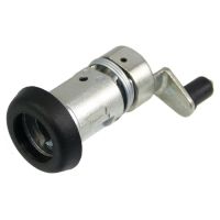 Cylinder lock for door closing cylinder left
