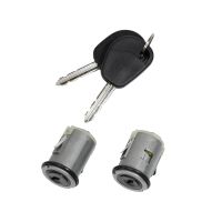 Door closing cylinder set 2-part front