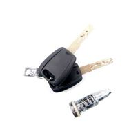 Locking cylinder with key