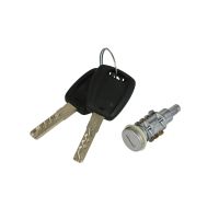 Locking cylinder with key