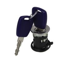 Cylinder lock locking cylinder front left