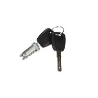 Cylinder lock for door closing cylinder with key