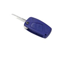 Housing key 2-button foldable *blue*