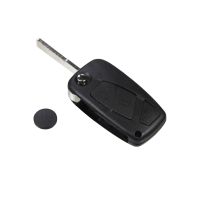 Housing key 2-button foldable *black*