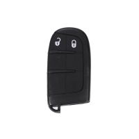 Housing key with button without blank *black*