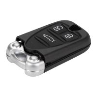 Key with remote control 3 buttons black