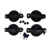 Türgriffsatz 4x Türgriffe mit Schlüssel