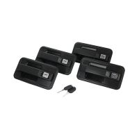 Door handle set 4 handles with keys