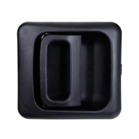 Sliding door handle on the right outside with seal