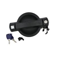 Door handle outside rear door