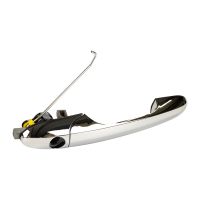 Door handle chrome left without cylinder