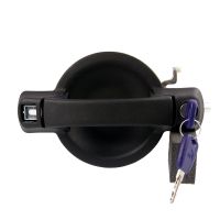 Door handle front left black