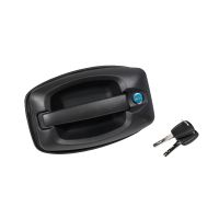 Door handle rear door with locking cylinder