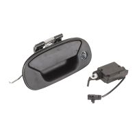 Door handle rear door with tailgate