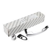 Door handle in front left plastic aluminum look Original FCA