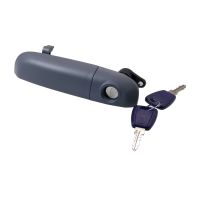 Door handle front left with locking cylinder