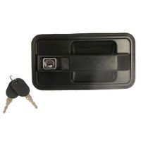 Door handle with key & cylinder left