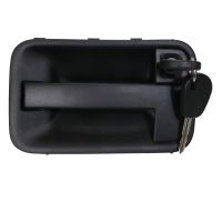 Door handle front right with cylinder