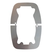 Puncture protection plate door handle Eurochassis