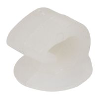 Bushing in engine hood positioner