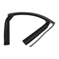 Door seal right on the rear door window pane frame