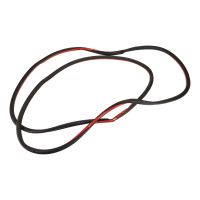 Profile rubber door seal right in front