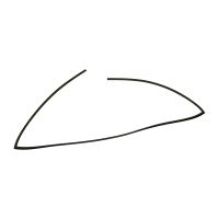 Profile rubber for the windscreen