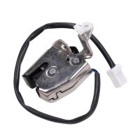 Rear lock double door on the lower left electrically