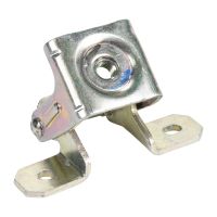 Door hinge above left rear door