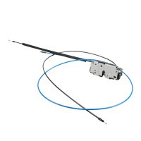 Sliding door lock on the right