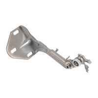 Sliding door hinge at the bottom, sliding door roller at the bottom left