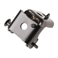 Door hinge at the bottom left