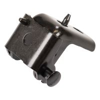 Door hinge at the bottom right