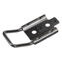 Lock latch at the bottom rear for the hinged door