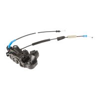 Front left door locking mechanism